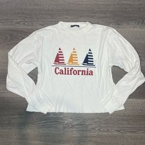 Brandy Melville California crop long sleeve